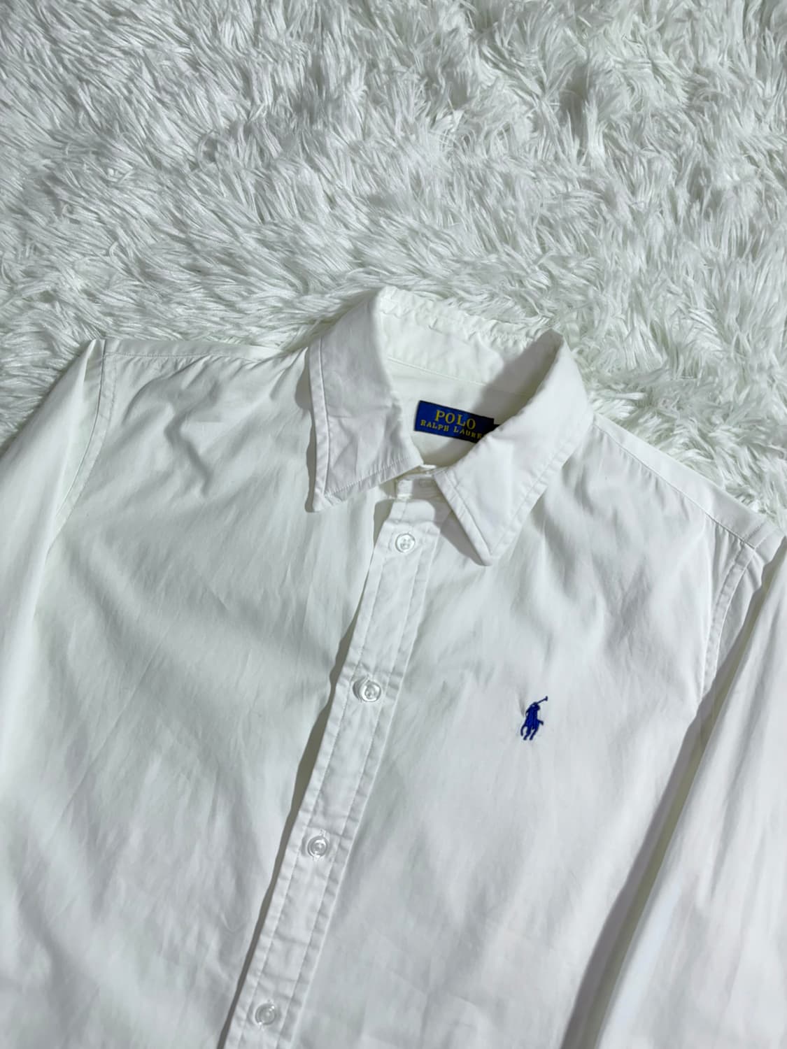 폴로 랄프로렌 네이비포니 화이트 셔츠  상품이미지3