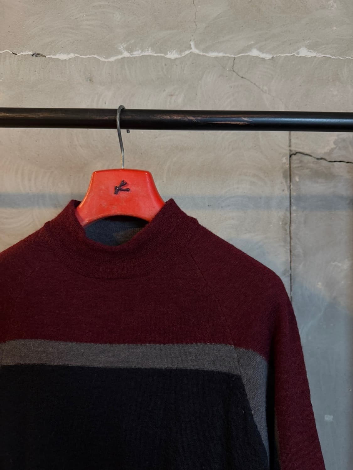 아르마니 꼴레지오니 모호크넥 니트 슬림100 상품이미지4