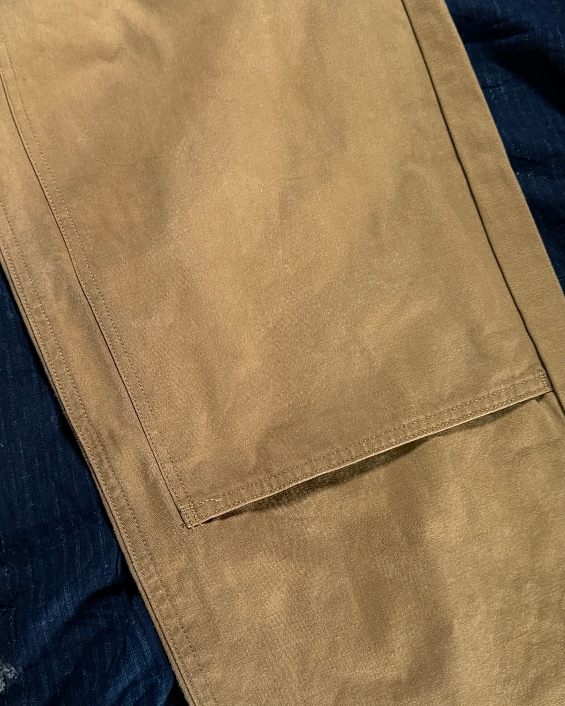 논스탁 10oz 코튼 캔버스 클라이밍 팬츠 - 카키 M 상품이미지5