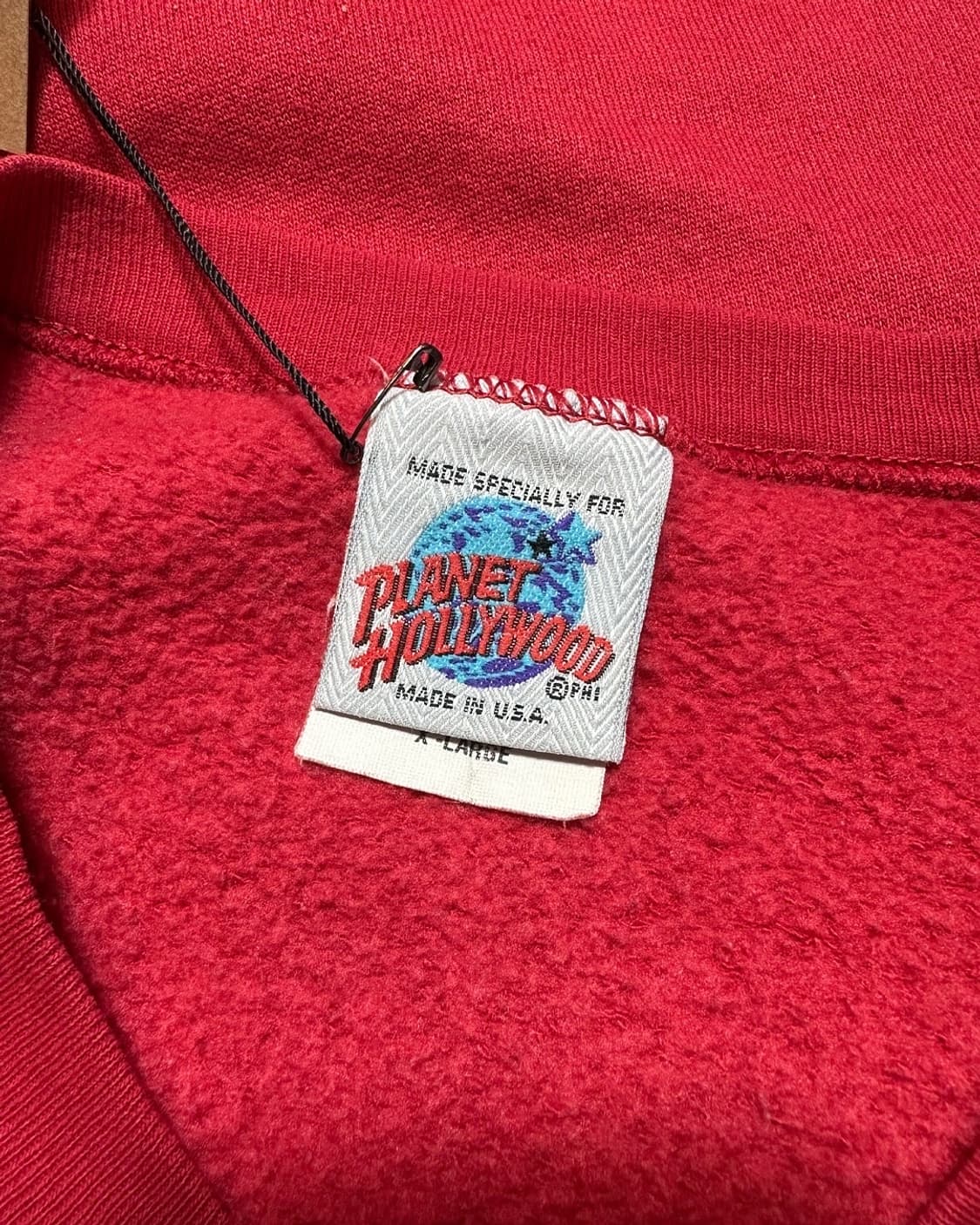 90s 플래닛 할리우드 뉴욕 50/50 스웻 셔츠 made in usa 상품이미지5