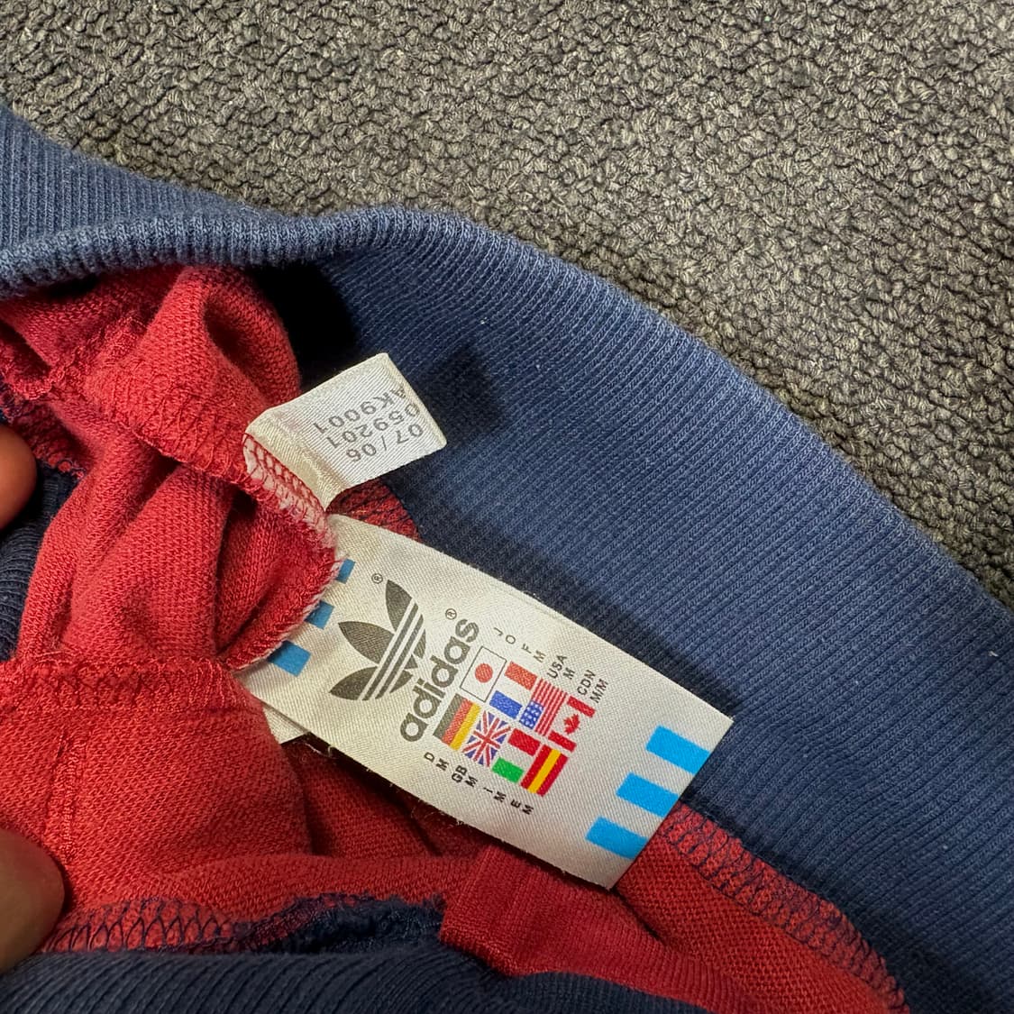 아디다스 00s 바르셀로나 버건디 빅로고 져지 트랙탑 M 상품이미지7