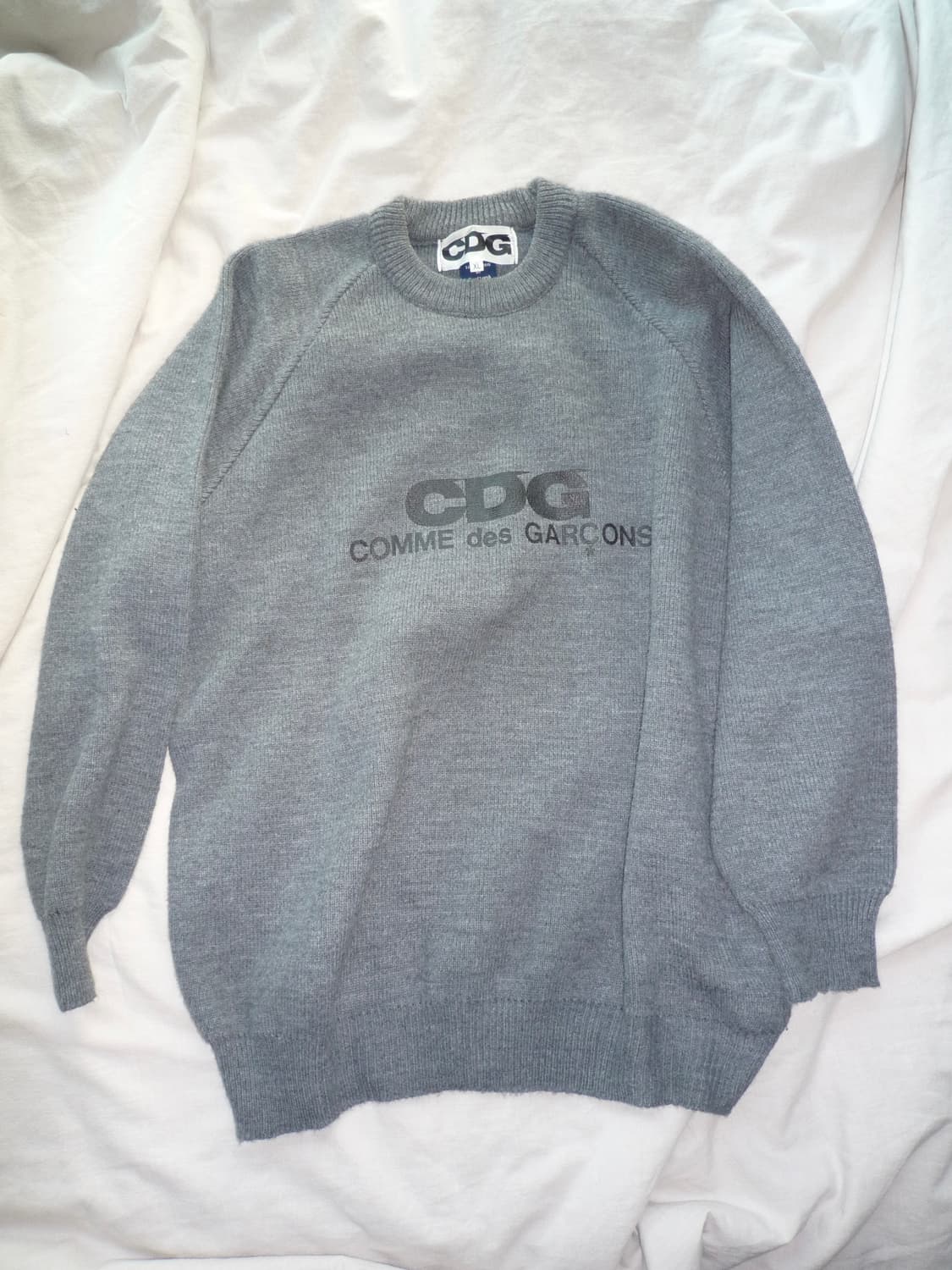CDG 꼼데가르송 그레이 니트 XL 상품이미지4