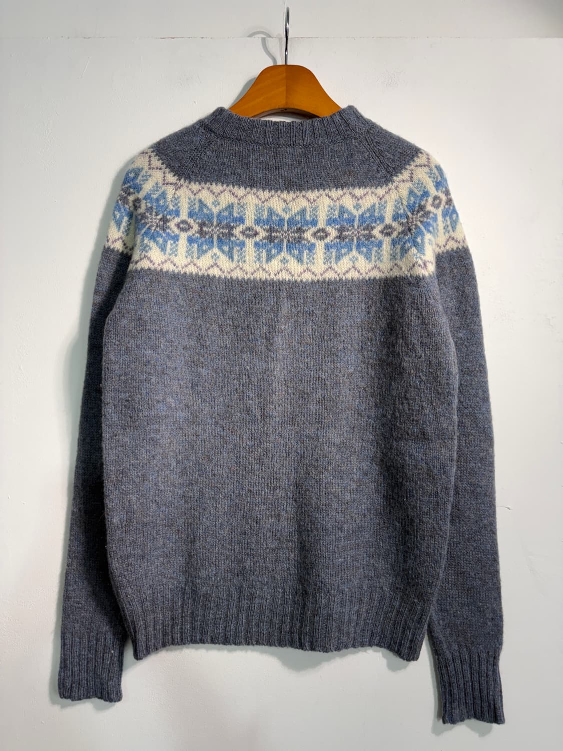 [s] 셰틀랜드 울 100% 니트 (made in Scotland)  상품이미지5