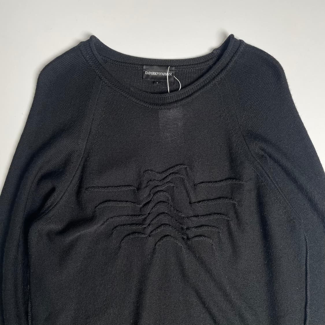 Emporio armani 3D 울 니트 상품이미지3