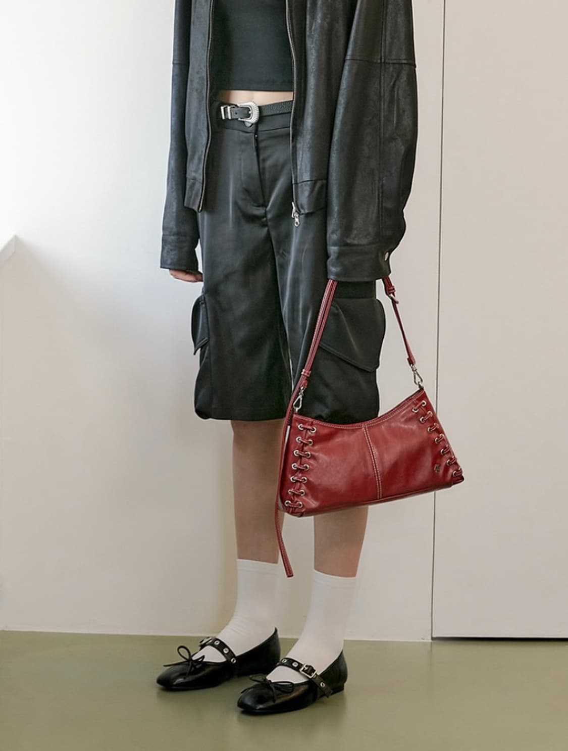 기호 EYELET-DETAIL BAG 상품이미지1