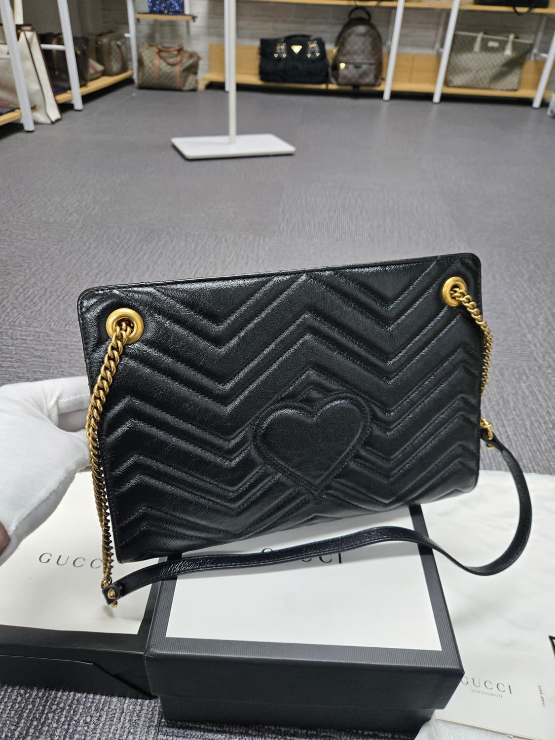 [특가][정품]구찌 마몬트 체인 숄더백 상품이미지2