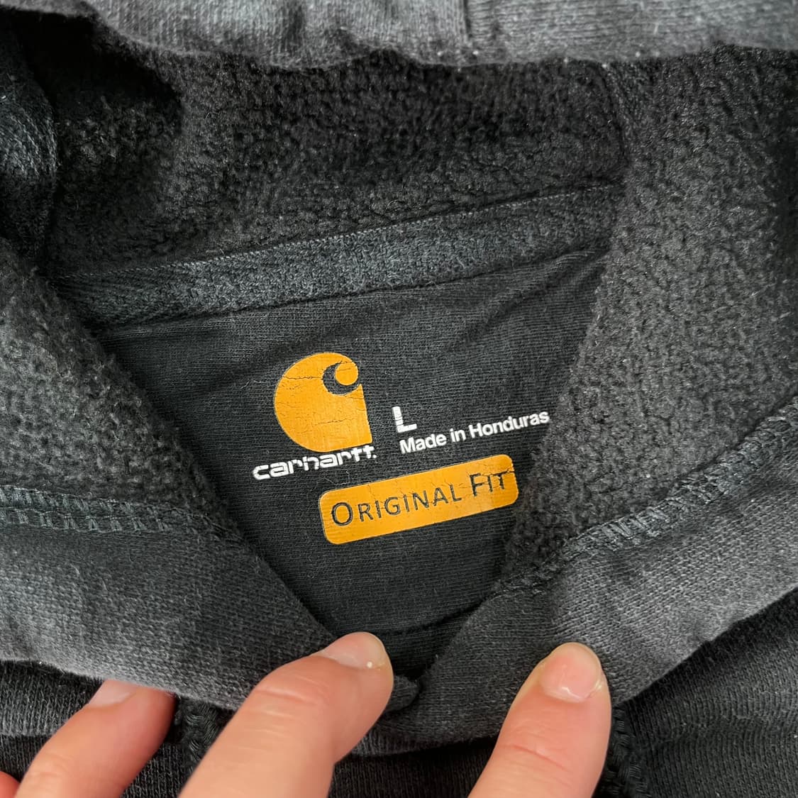 105 칼하트 블랙 후드티 상품이미지2