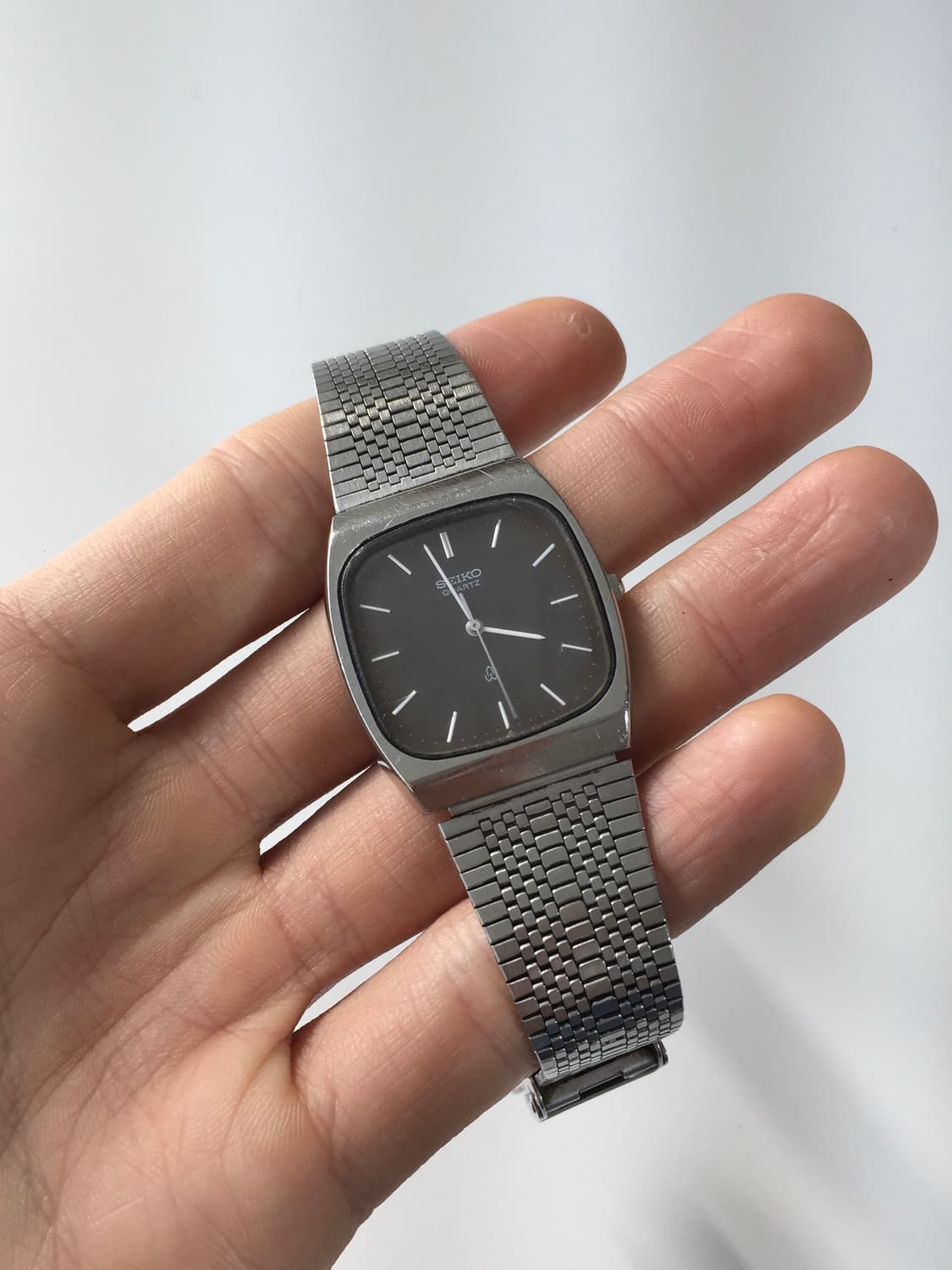 80s seiko brown dial square quartz 상품이미지1