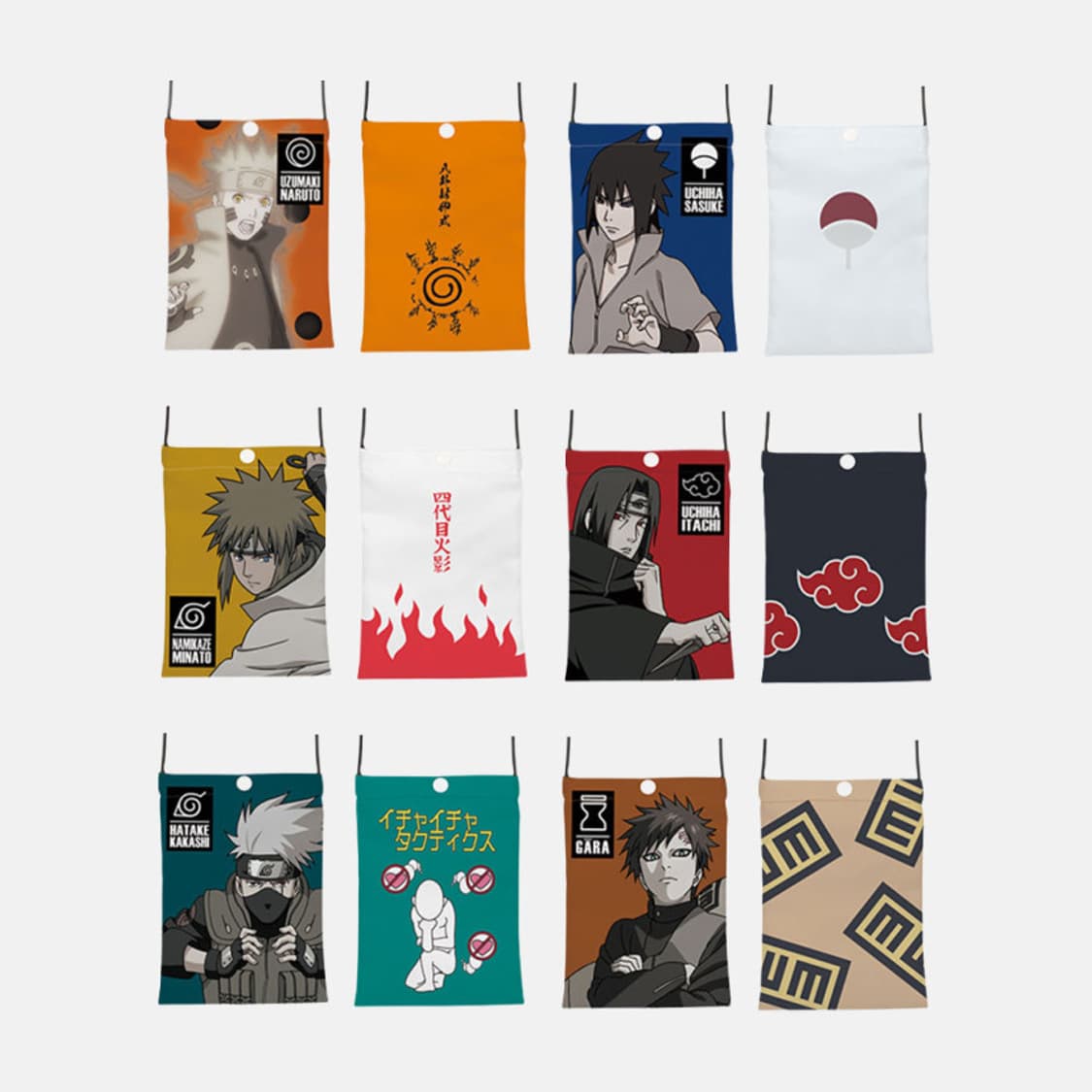 나루토 미니 사코슈 크로스 백 6종 상품이미지2