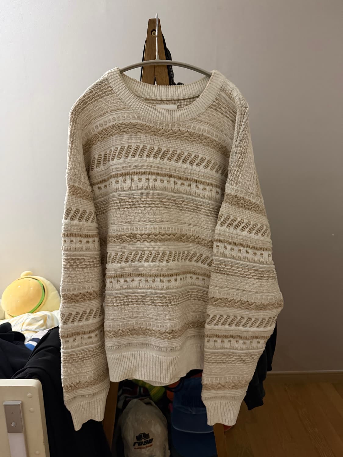 마틴로즈 나파피리 콜라보 케이블 니트 스웨터 L 상품이미지1