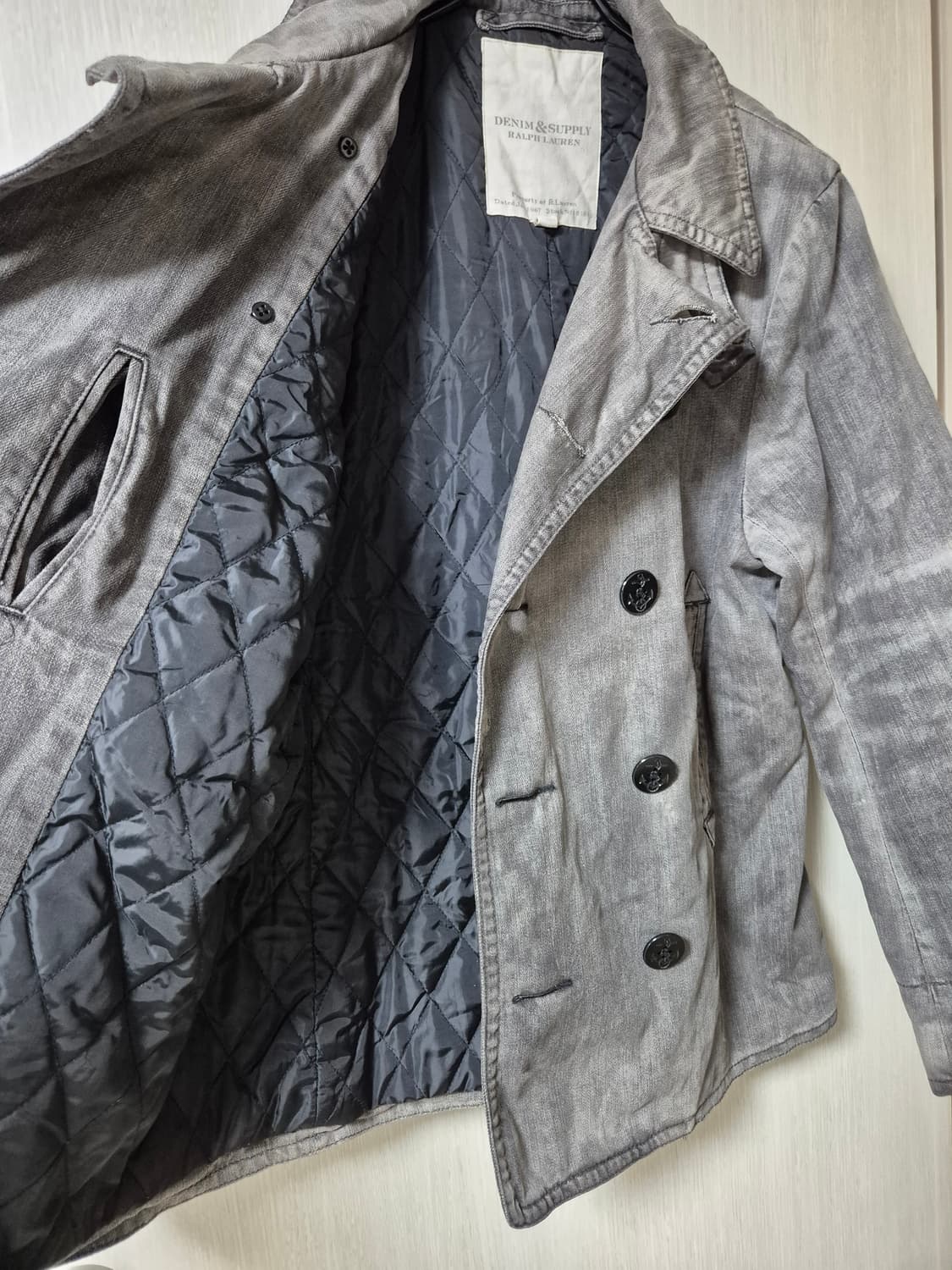 폴로 데님앤서플라이 랄프로렌 피코트 자켓 M 상품이미지7