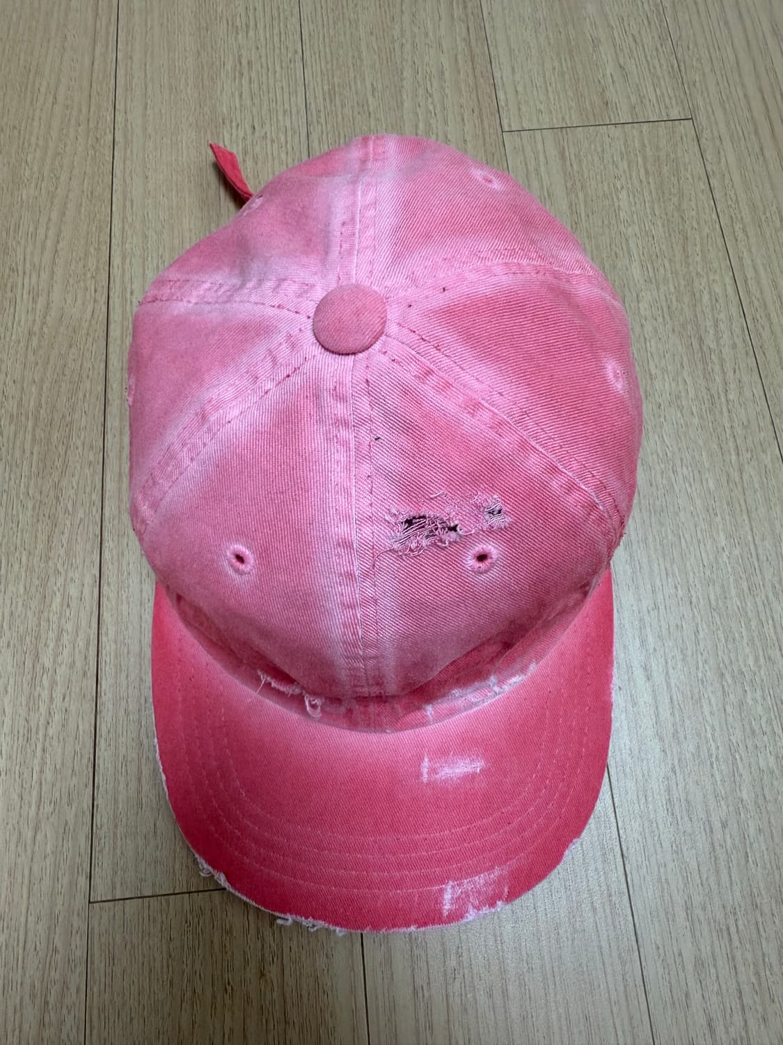 밀리티지 디스트레스드 볼캡 상품이미지6