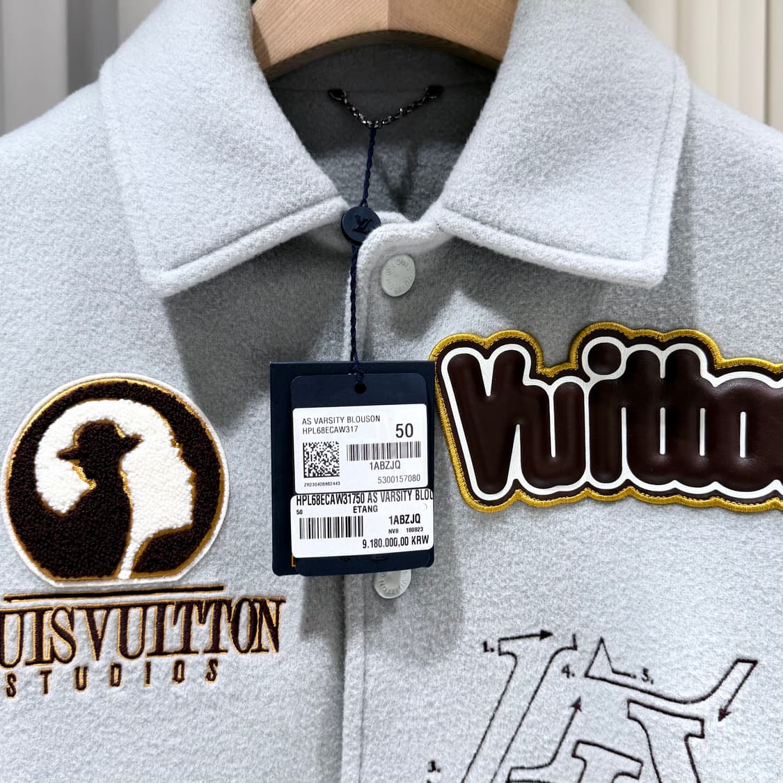 50 / 루이비통 멀티패치 키드슈퍼 아쿠아레더 바시티 상품이미지2