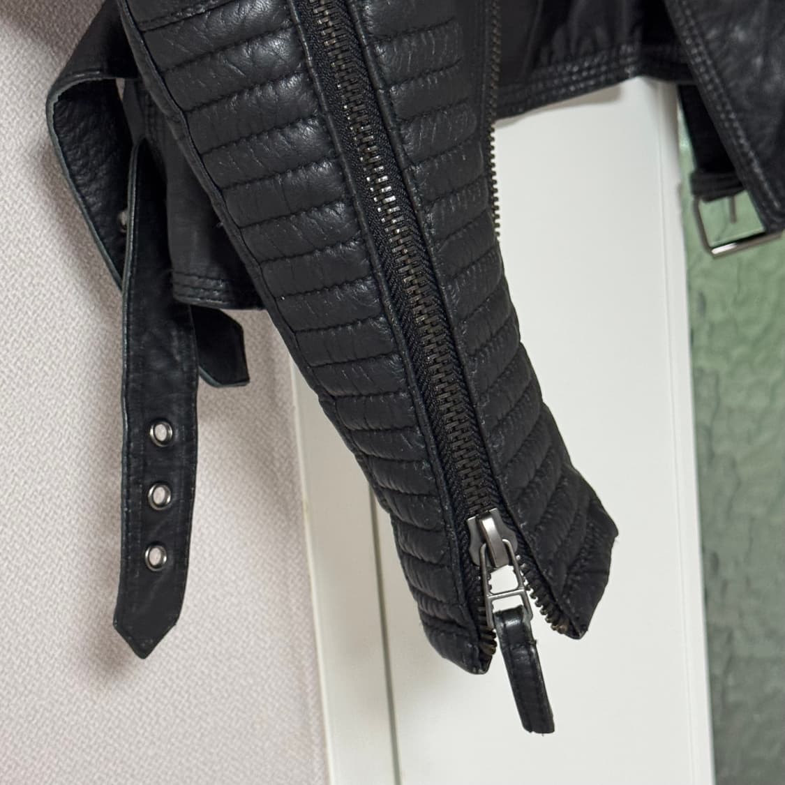 [미친핏]Zara Basic Fake Leather Jacket 상품이미지7