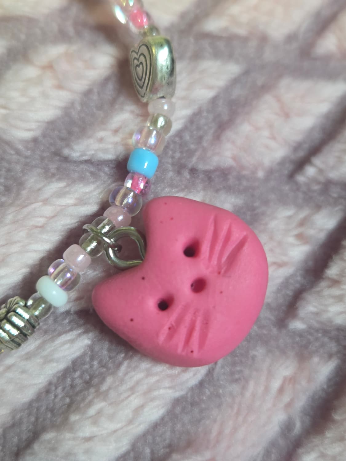 [핸드메이드] 고양이 비즈목걸이 (무료배송) 상품이미지10