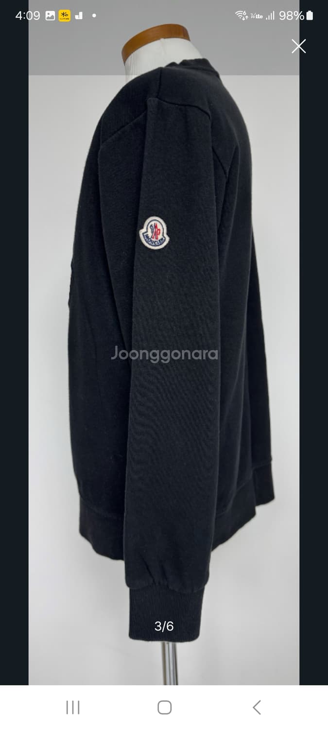 몽클레어 롱슬리브.  M 상품이미지3