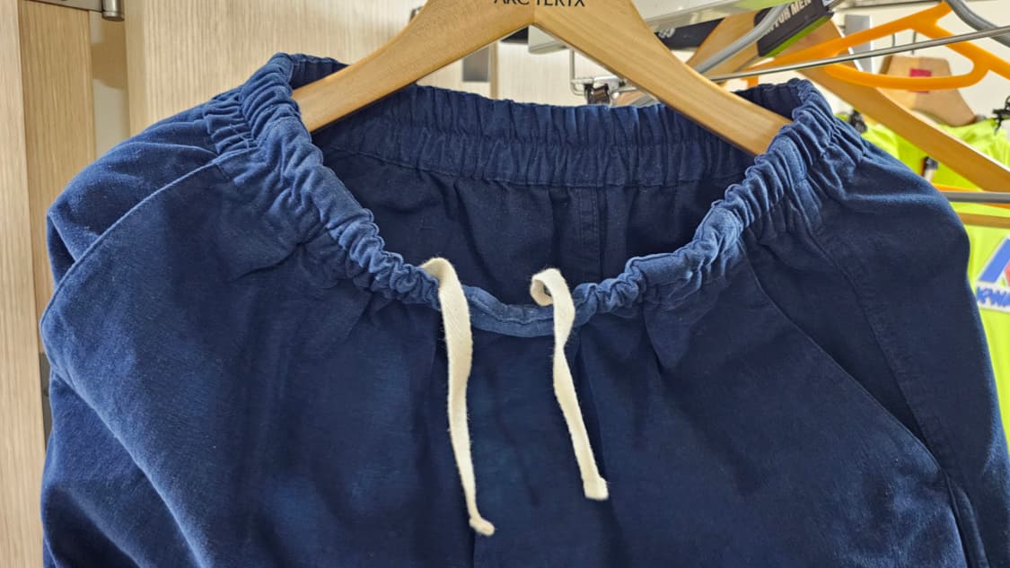 도큐먼트 라이트 코튼 파자마 팬츠 S(30) 인디고 블루 상품이미지3