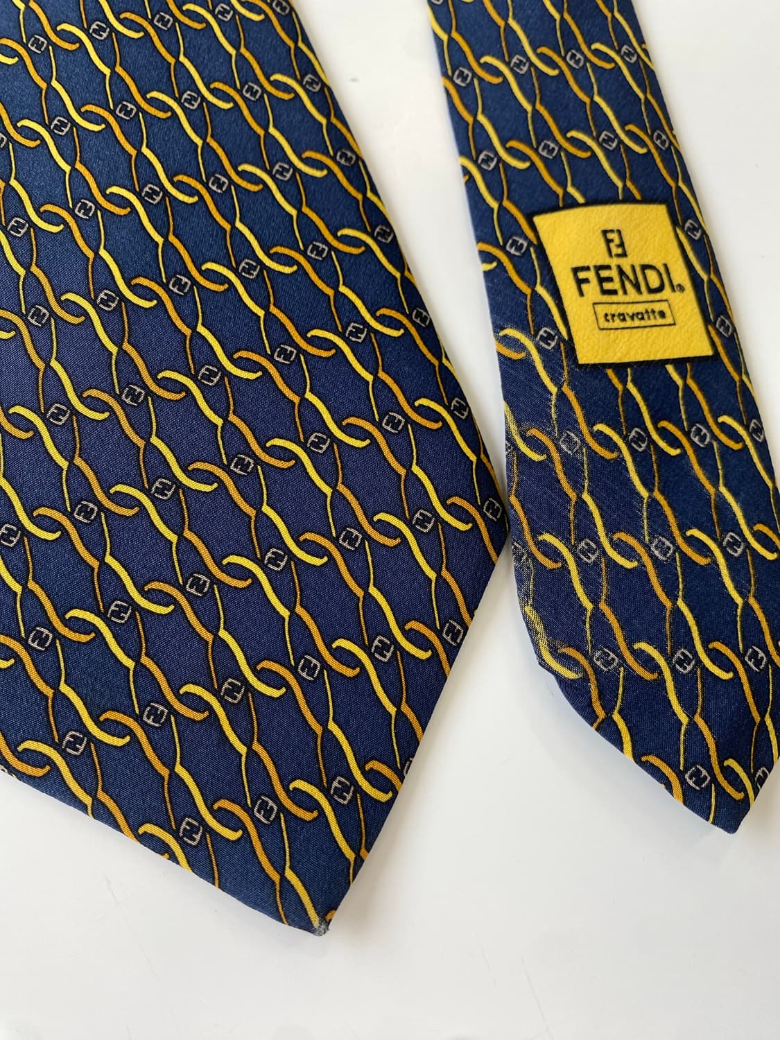 펜디 (FENDI) FF모노그램 정품 명품넥타이 상품이미지7