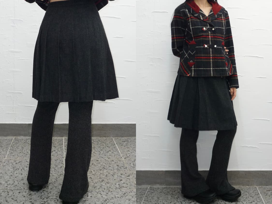 Twin buckle wrap skirt 상품이미지2