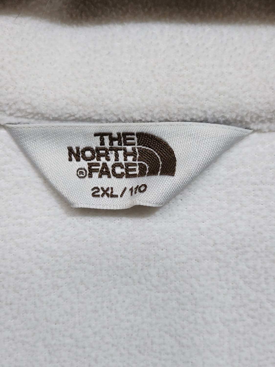 노스페이스 플리스 점퍼 화이트 뽀글이 빅사이즈 후리스 자켓  상품이미지3