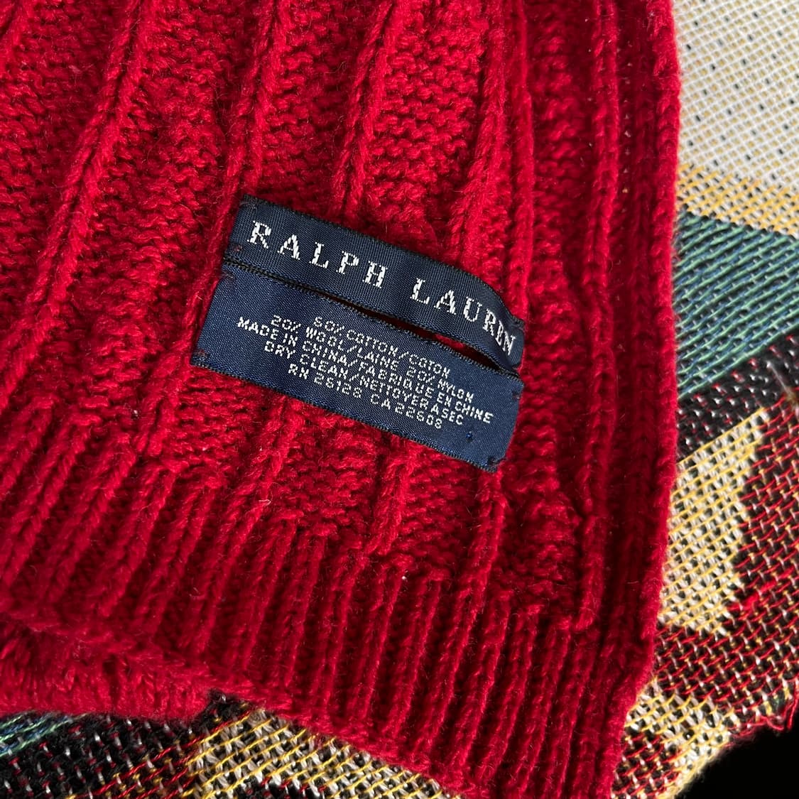 폴로 랄프로렌 꽈배기 목도리  상품이미지2