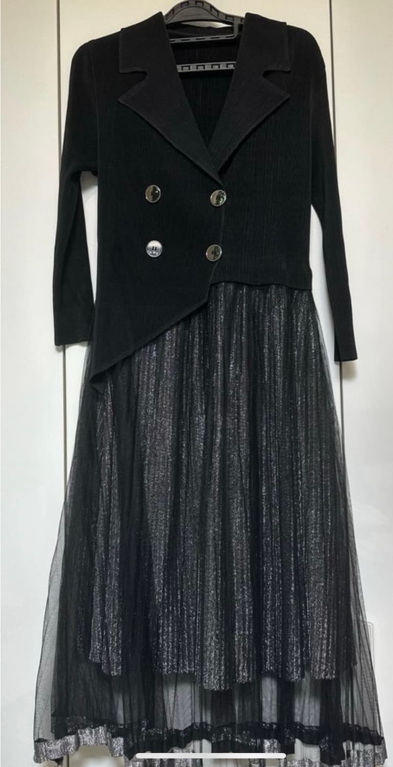 플리츠롱샤원피스 상품이미지1