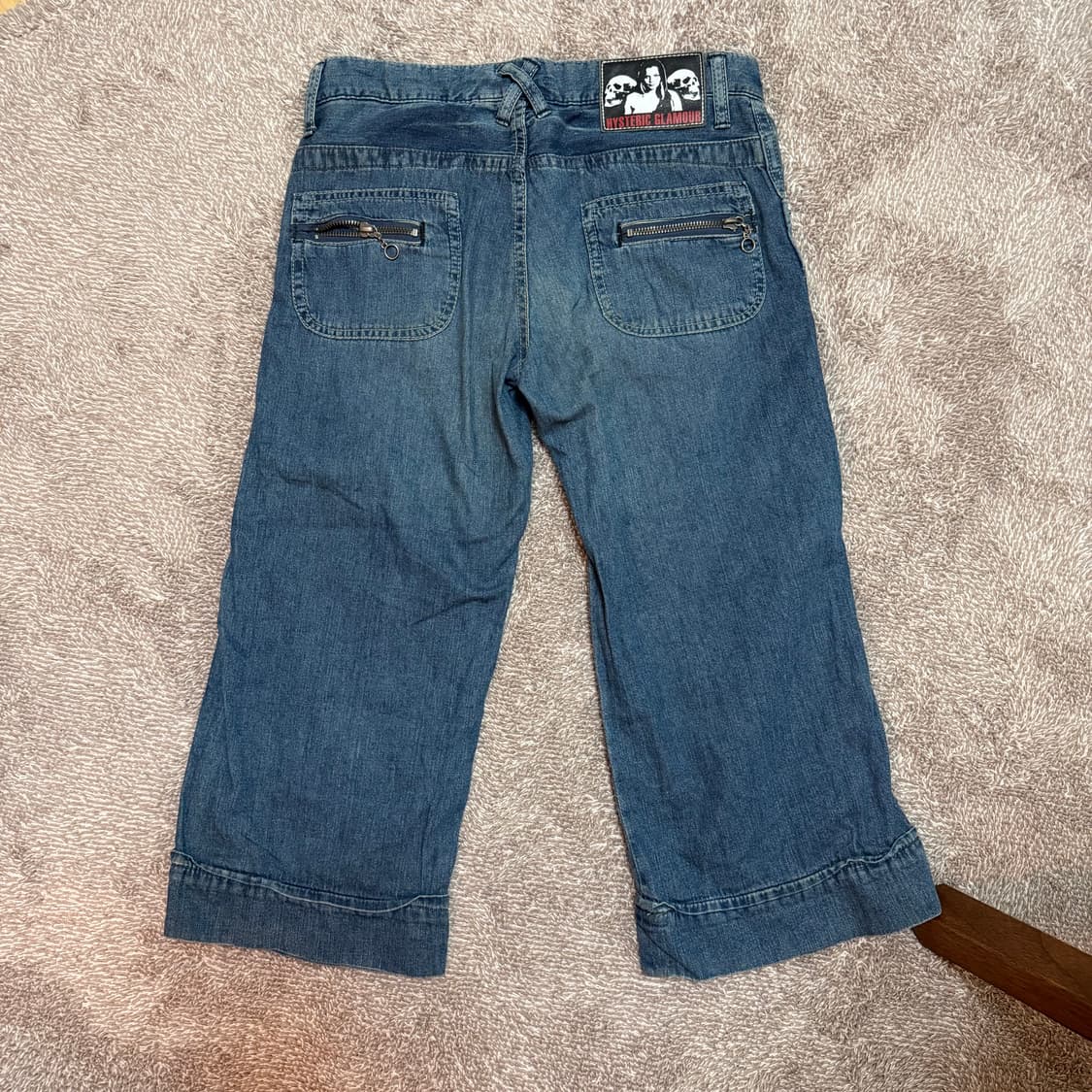 Hysteric Glamour 데님 카프리 7부 팬츠 상품이미지4