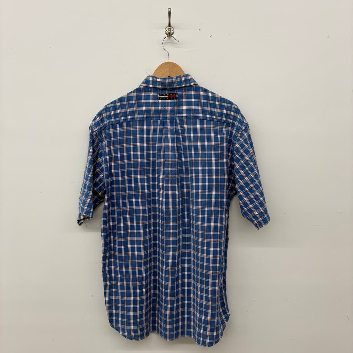 타미진스 체크 반팔 셔츠 남성L,XL 상품이미지4