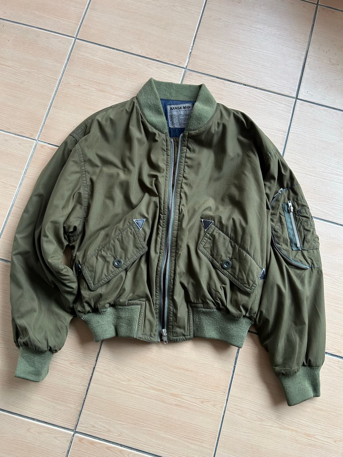 90’s Kansai man 칸사이맨 Ma-1 상품이미지3