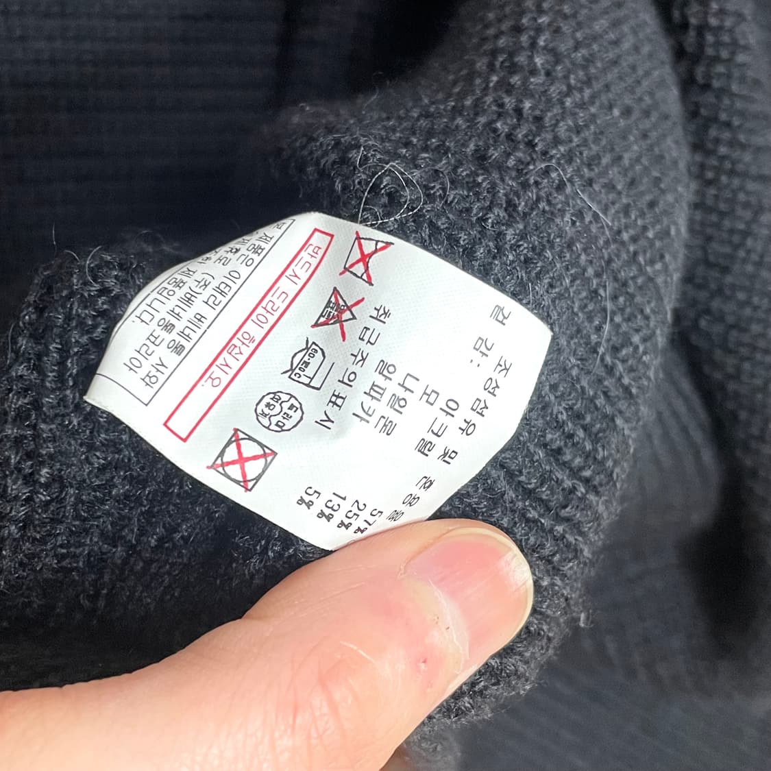 베네통 블랙 니트 나시 트임 원피스 여성FREE 상품이미지5