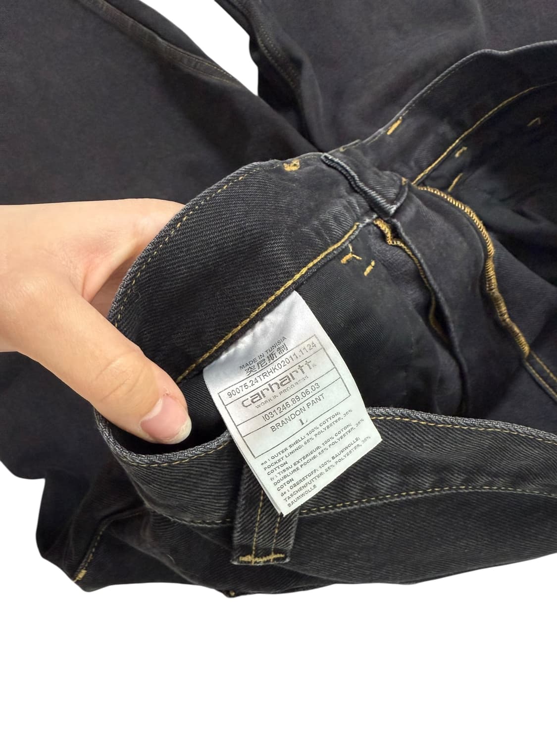 칼하트 wip 스톤 팬츠 상품이미지6