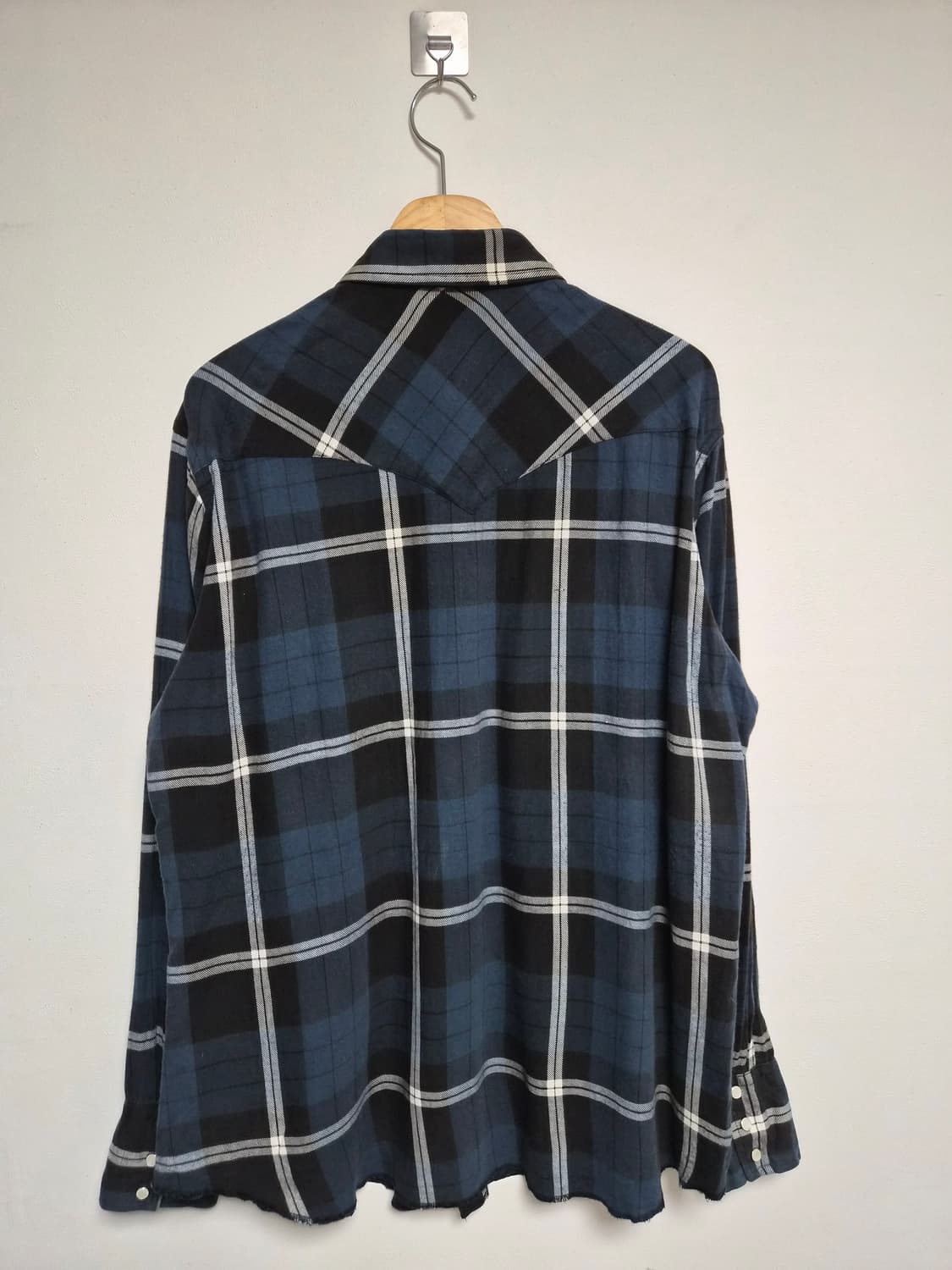 랭글러Wrangler 체크 웨스턴 셔츠 L사이즈 - S347 상품이미지2