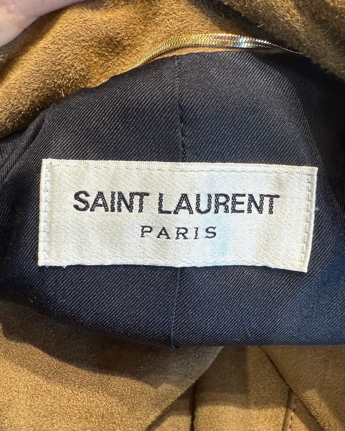 생로랑 브라운 스웨이드 프린지 자켓  상품이미지8