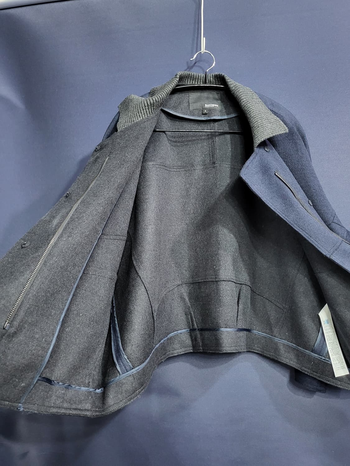 보니스팍스 니트카라 자켓 상품이미지7