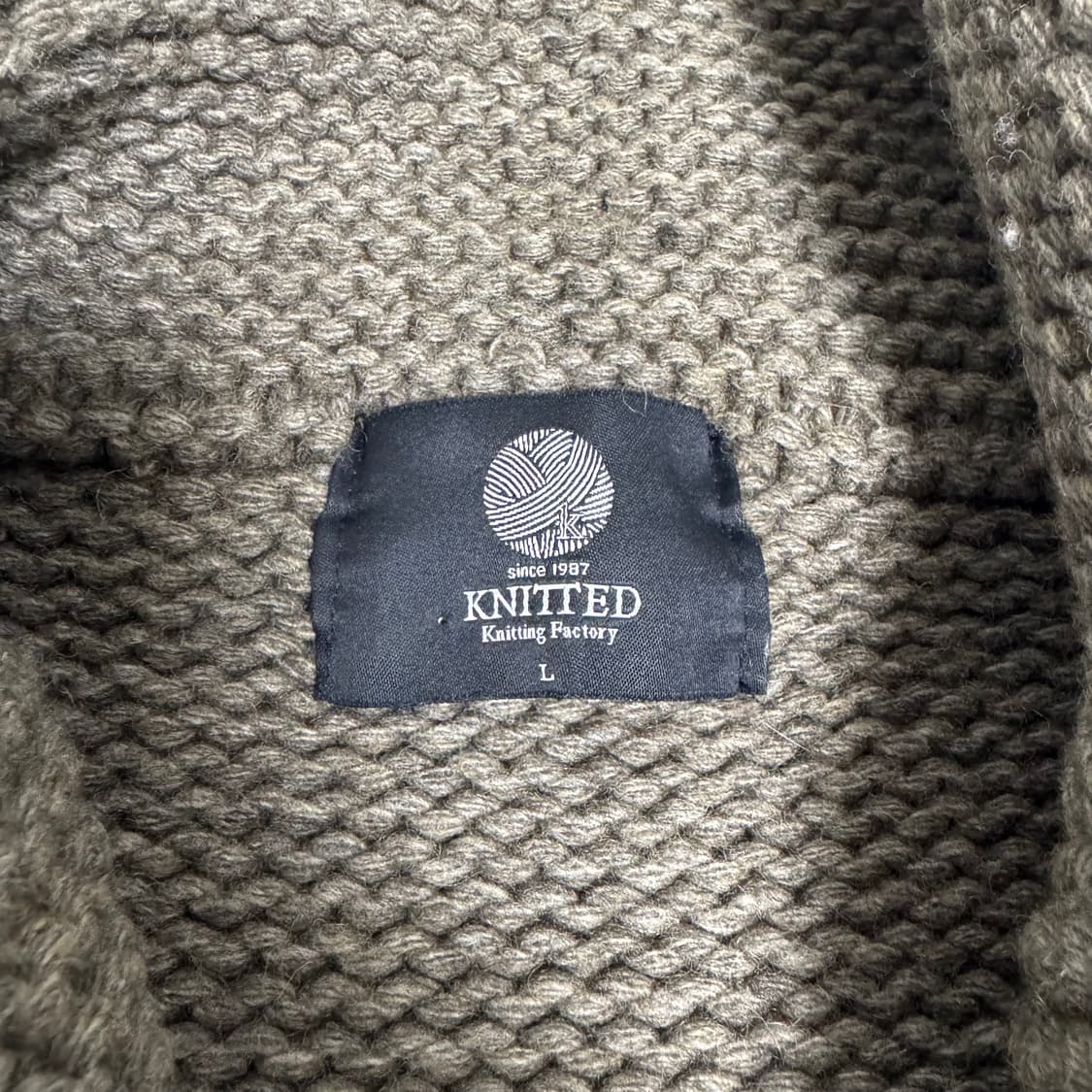 니티드 해비램스울 3게이지 코위찬 자켓 BROWN 상품이미지4