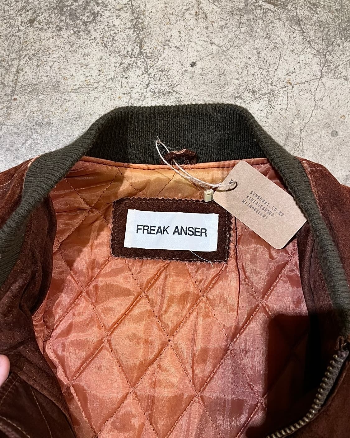 스웨이드 블루종 타입 자켓 (B5109) 상품이미지10