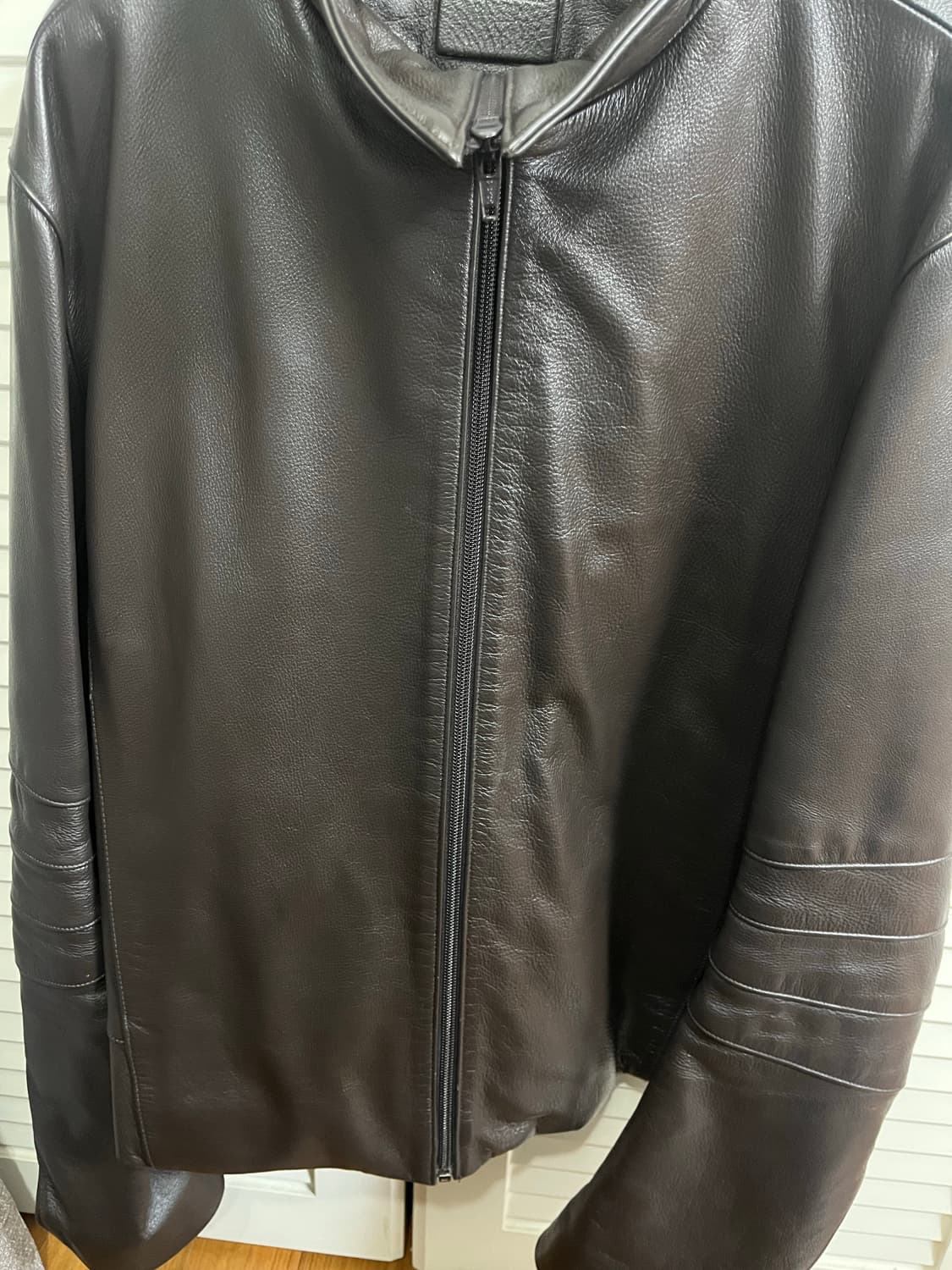 Mudule 레더 자켓 브라운 3 상품이미지4