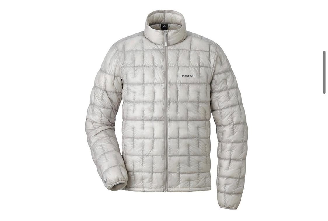 몽벨 플라즈마 1000 다운 자켓 라이트그레이 상품이미지1