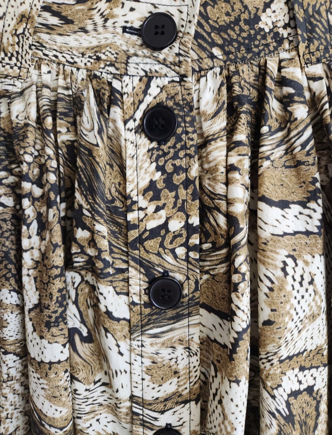 (새상품)가니 프린팅 허리밴딩 롱스커트 34사이즈 상품이미지3