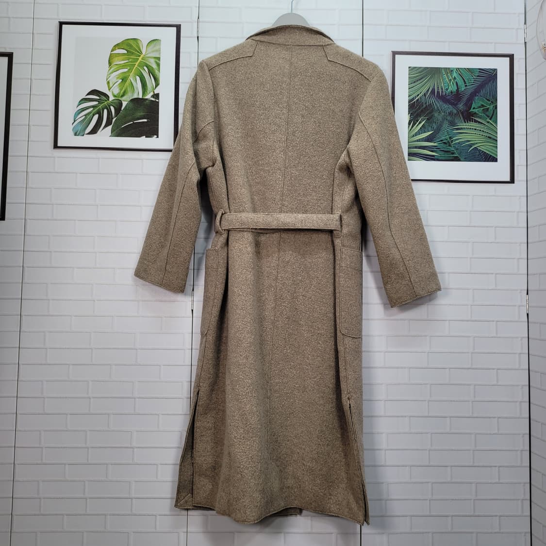 ST.JOHN 세인트존스 앙고라 모 롱코트 M 66사이즈 상품이미지3