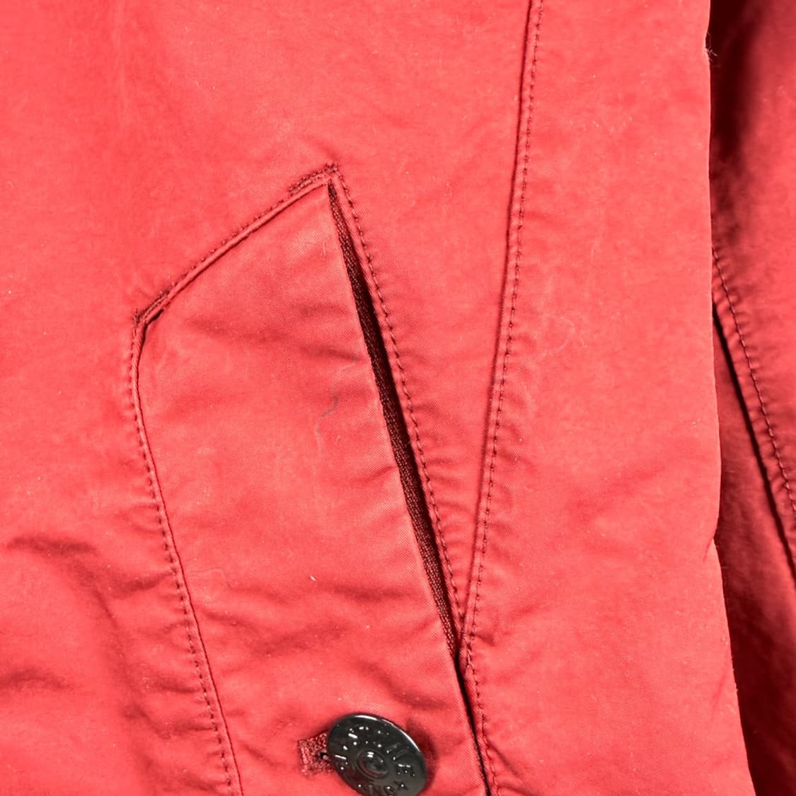 (L) 스톤아일랜드 DAVID TC 와펜 버튼업 코트 레드 상품이미지3