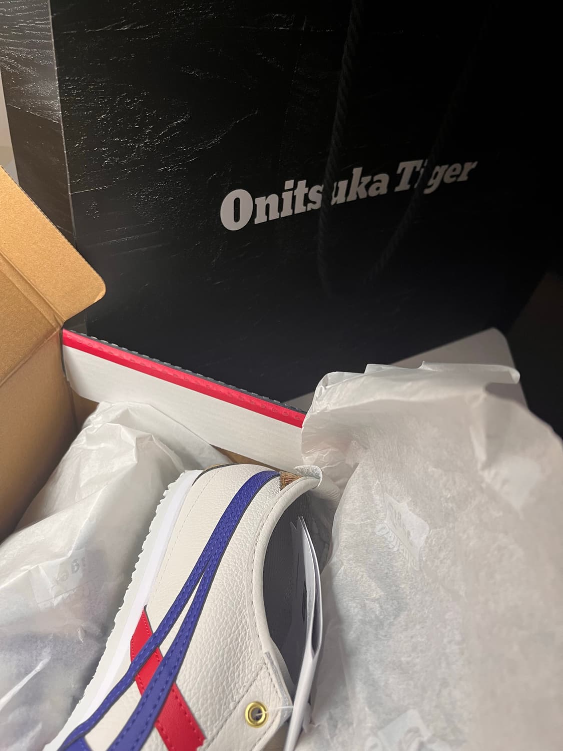 오니츠카타이거 멕시코 66 화이트 다크 블루 상품이미지3