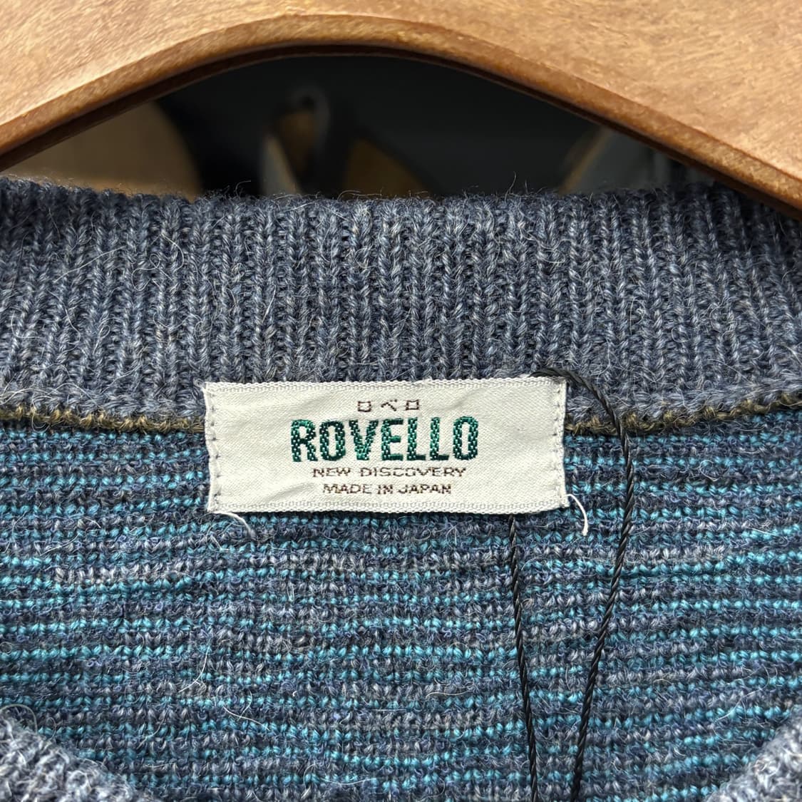 90s JPN 페어아일 지오매트릭 자카드 패턴니트 상품이미지7