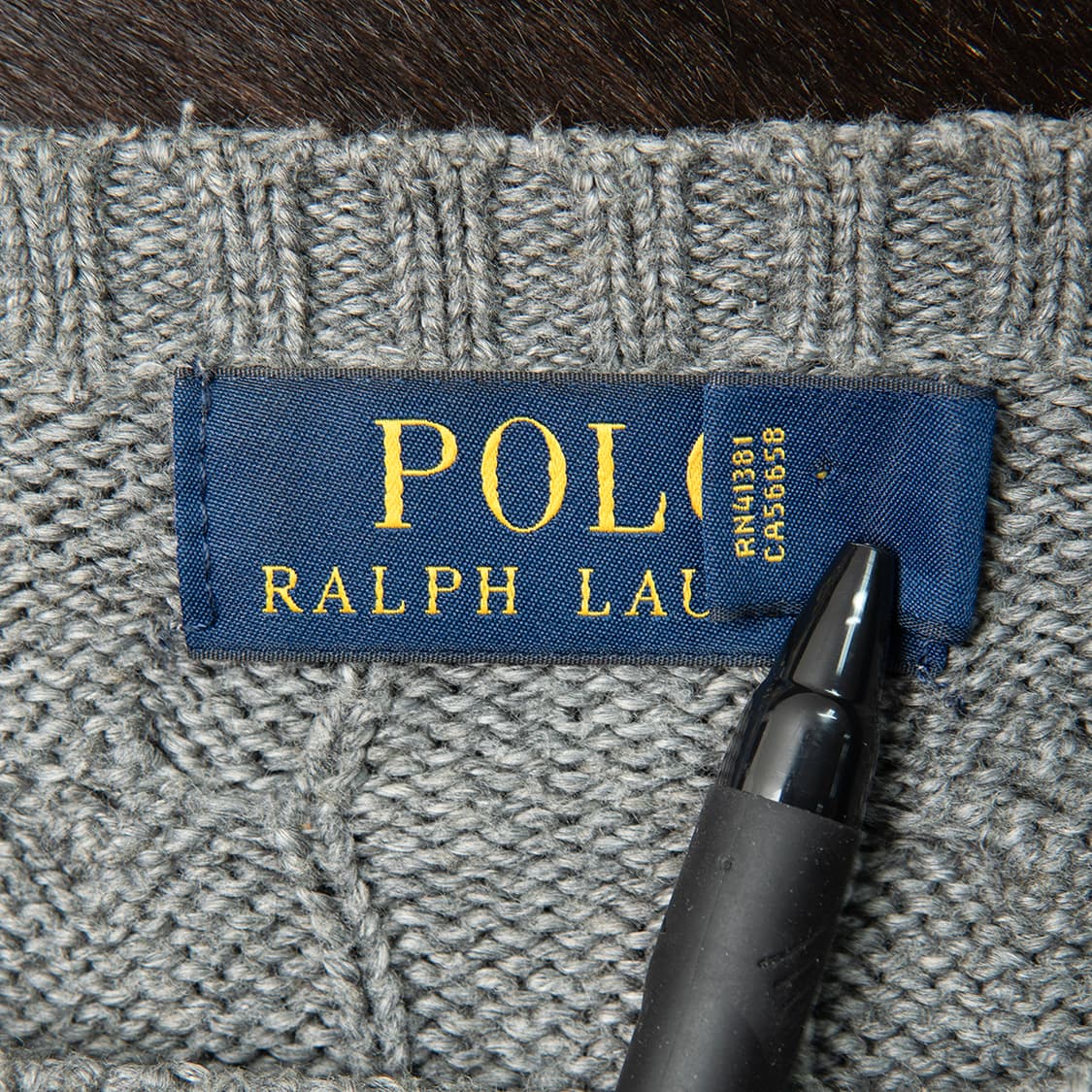 [110] 폴로 랄프로렌 코튼 케이블 니트 그레이 MT-1525  상품이미지5