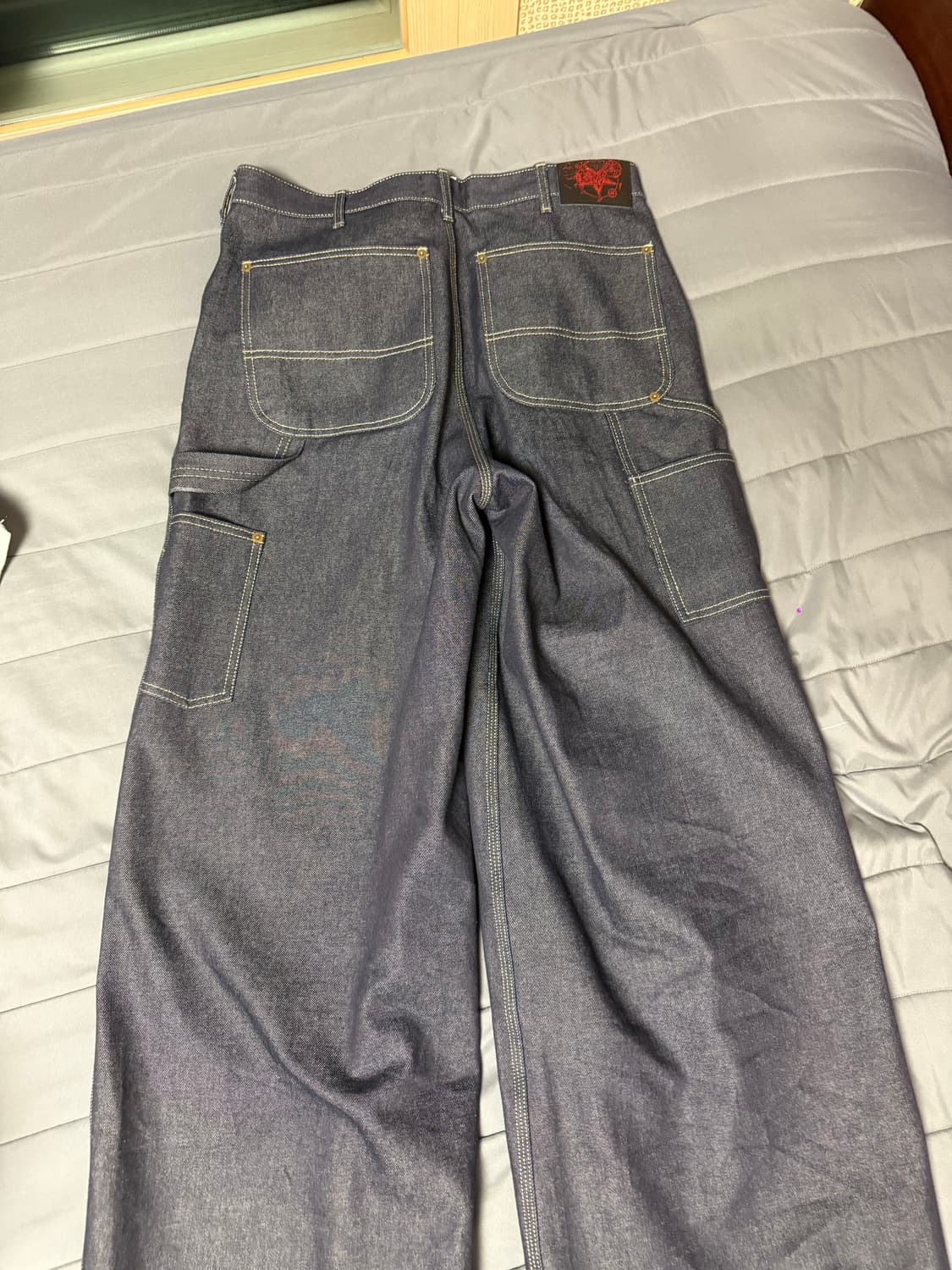 에모스탠스클럽 재패니즈 카펜터 배기진 인디고 데님 1사이즈 상품이미지5