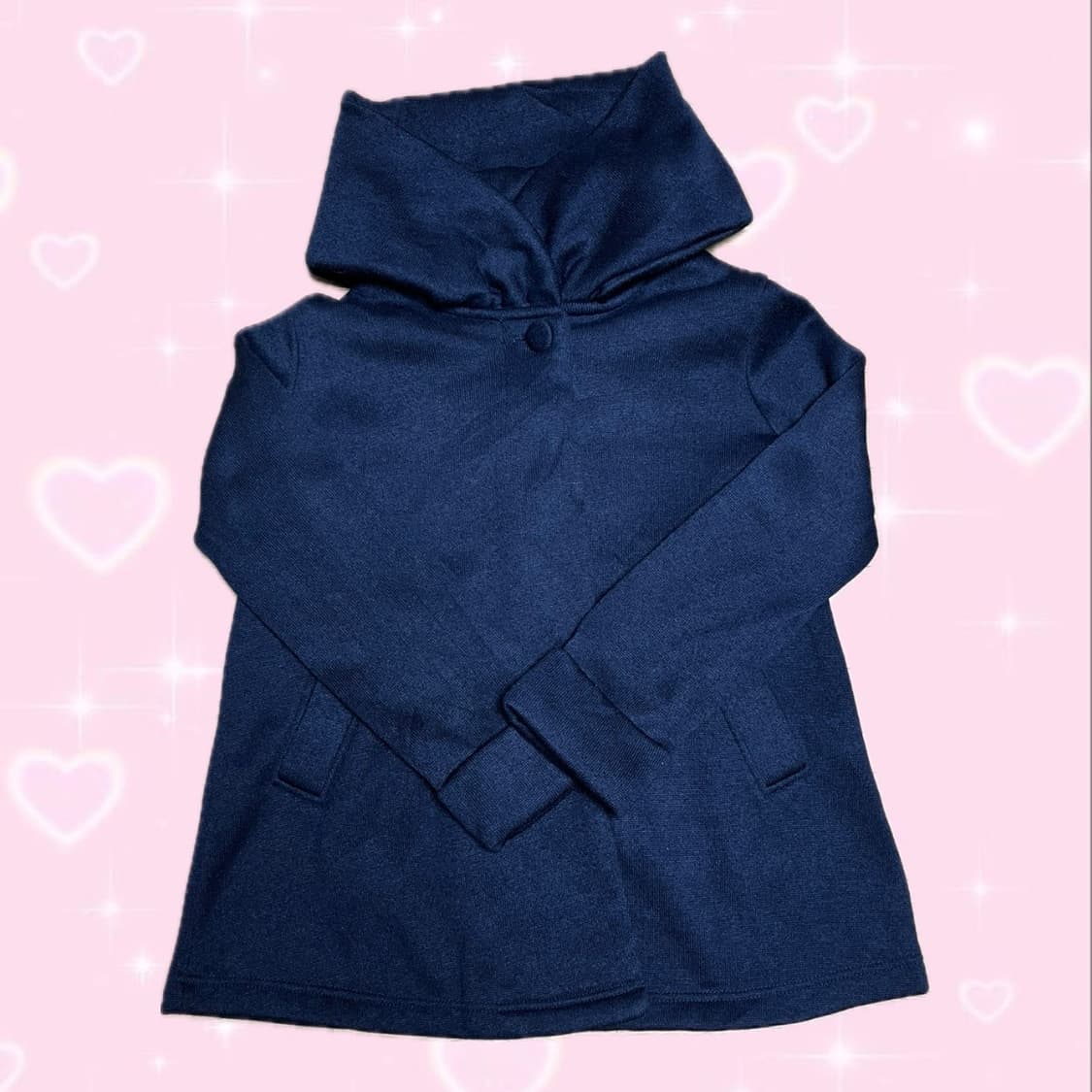 네이비 하프 코트 상품이미지1