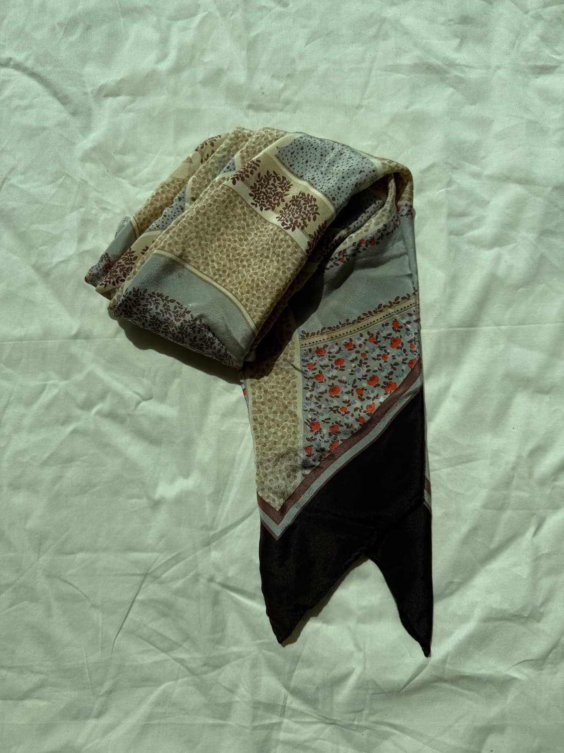 브라운 스카프 상품이미지1