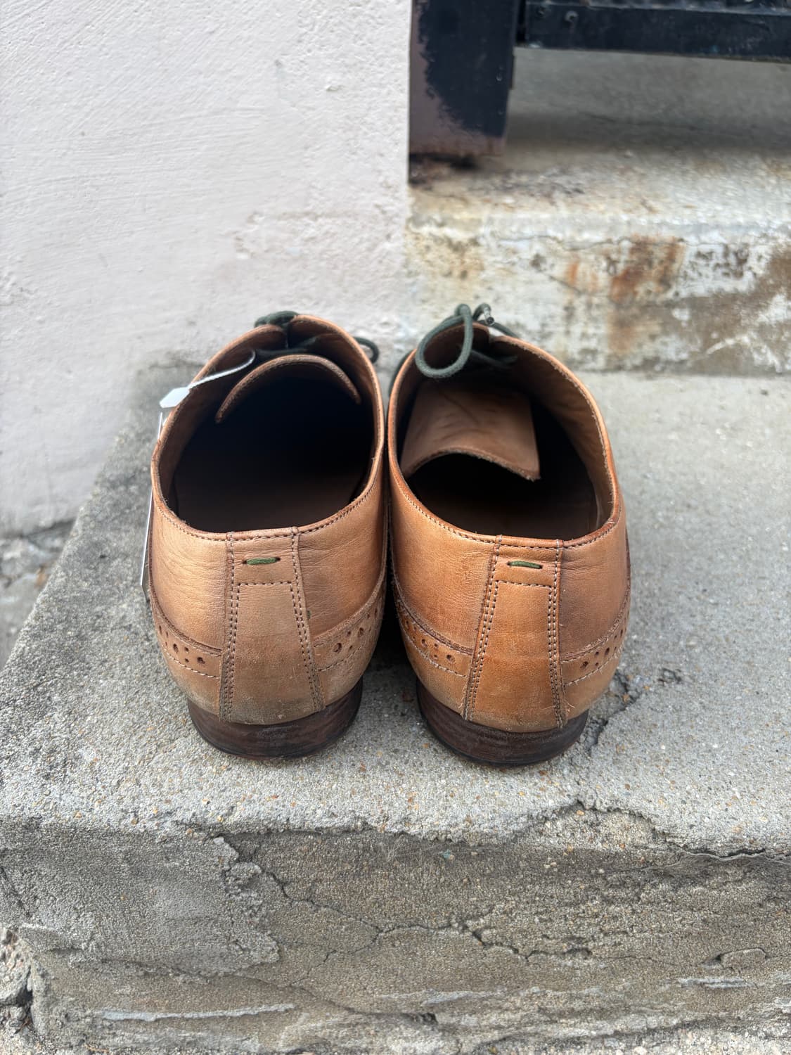 Zara Man 브라운 카프 레더 캡토 옥스포드 270 상품이미지3