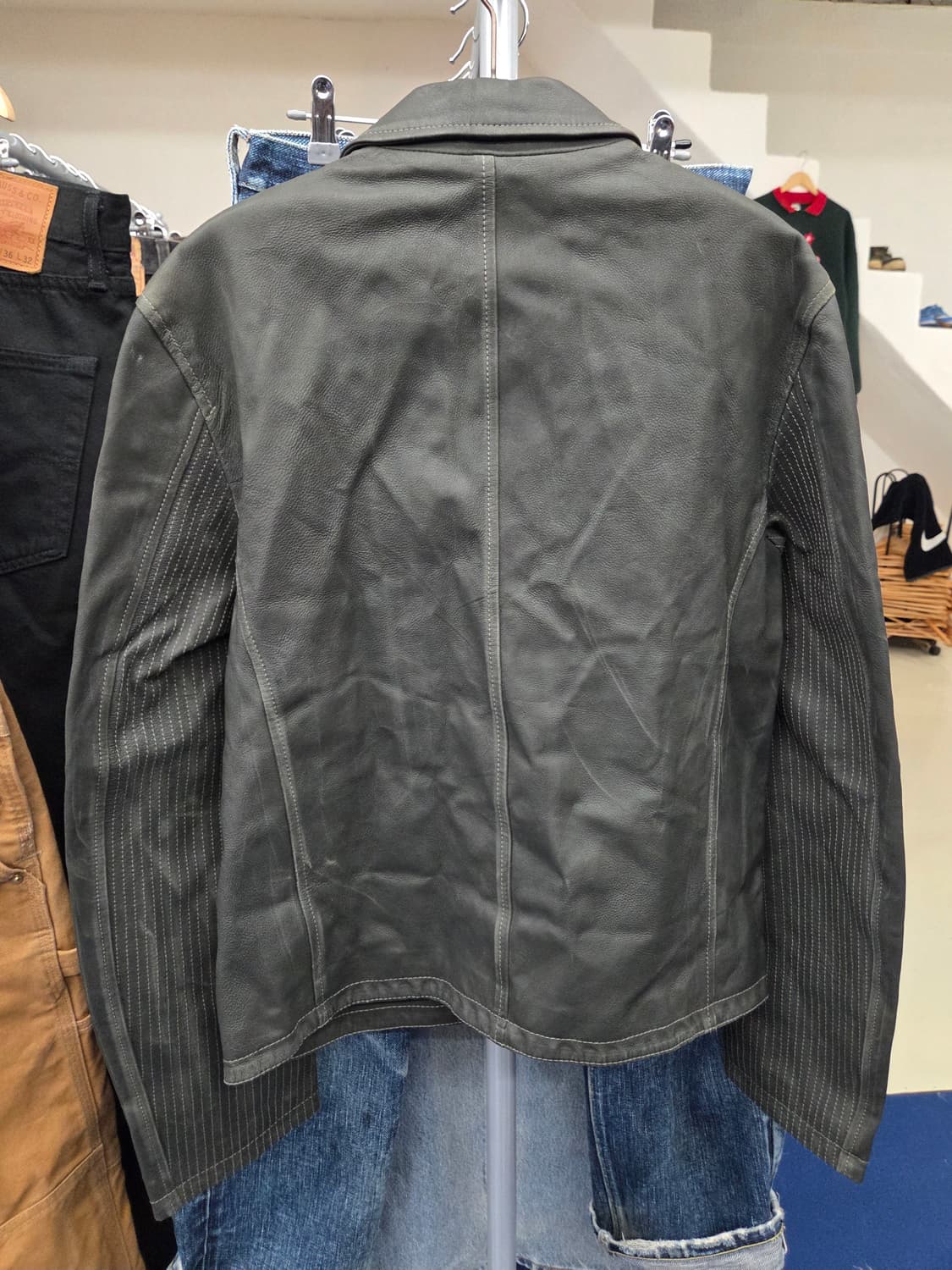 Earl Jean 램스킨 Italy 이태리 레더자켓 상품이미지5