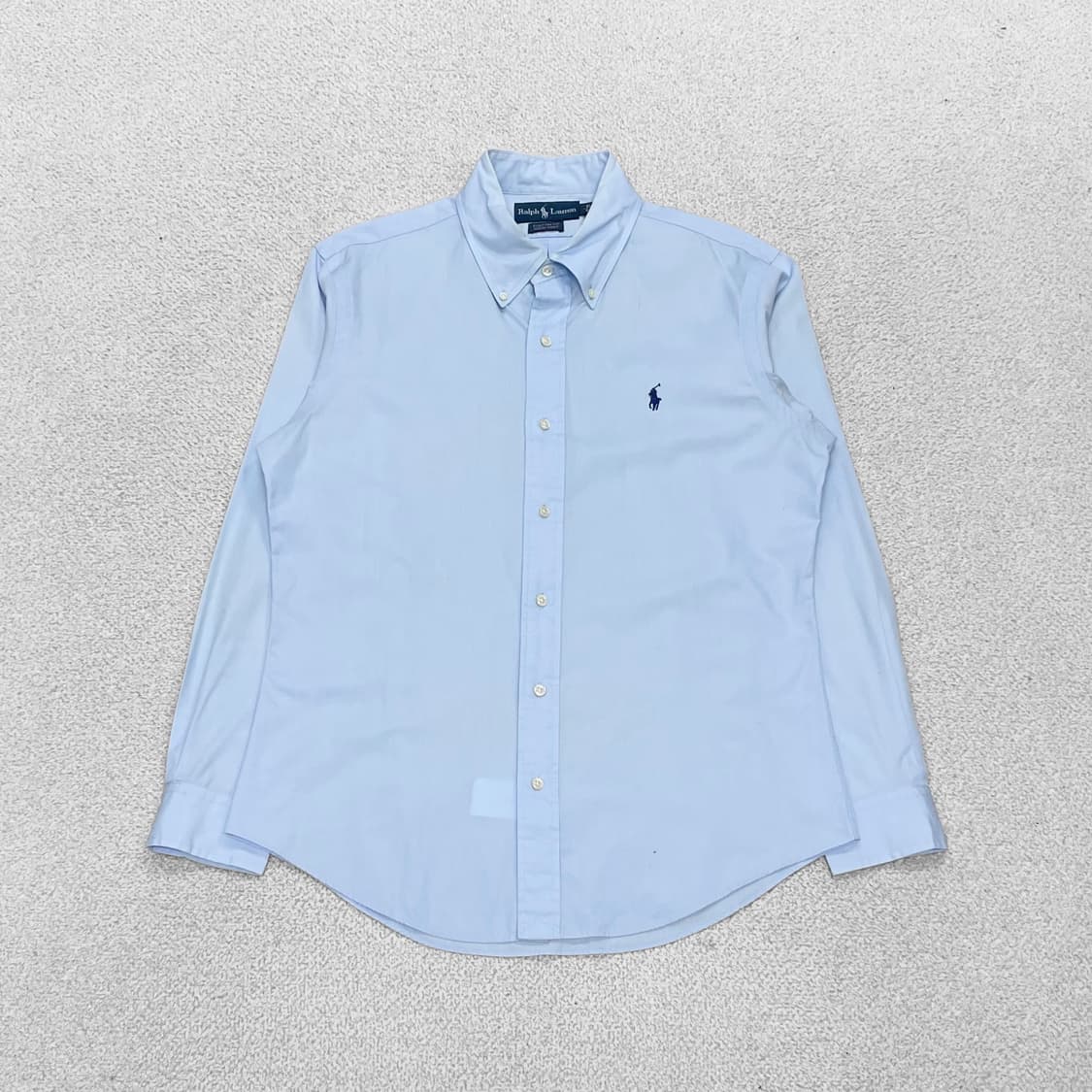 폴로 랄프로렌 포니 로고 솔리드 셔츠 소라 상품이미지1